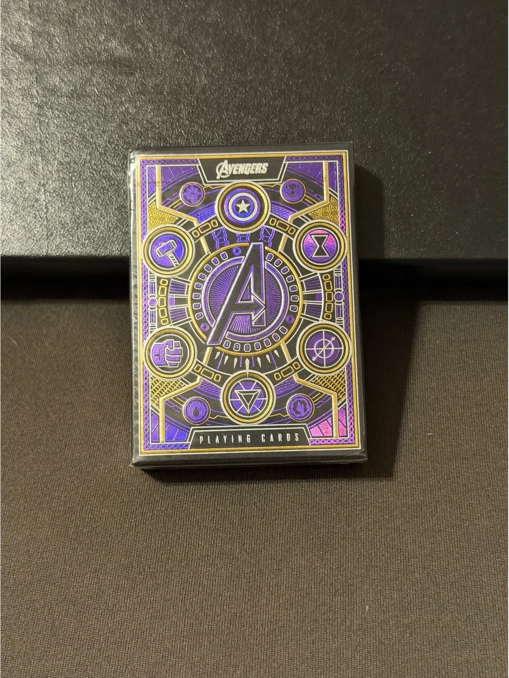 Marvel Avengers Infinity Theory 11 Premium Deck Playing Blue Foil Cards New MIP